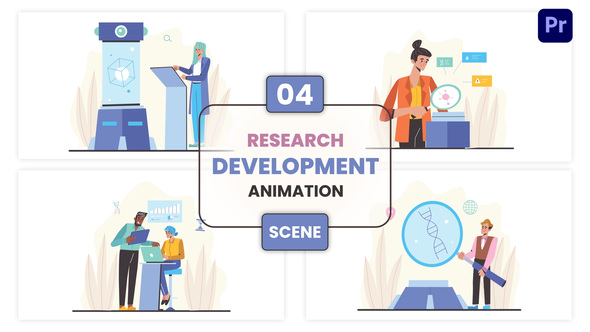 Photo of Research Development Illustration Animation Scene – Videohive 57129283