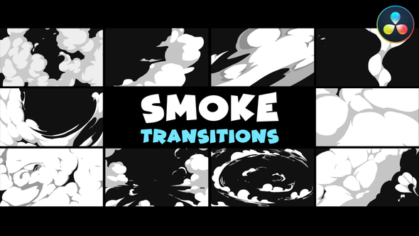 Photo of Seamless Cartoon Smoke Transitions | DaVinci Resolve – Videohive 57107979