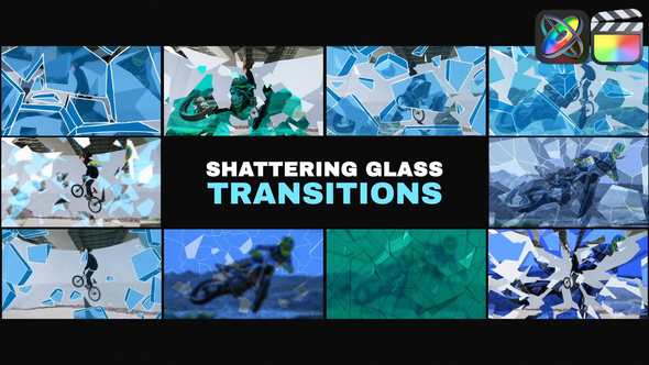 Photo of Shattering Glass Transitions | FCPX – Videohive 57378554