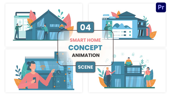 Photo of Smart Home Concept Animation Scene – Videohive 57129393