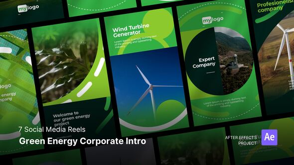 Photo of Social Media Reels – Green Energy Corporate Intro After Effects Project Files – Videohive 57065118