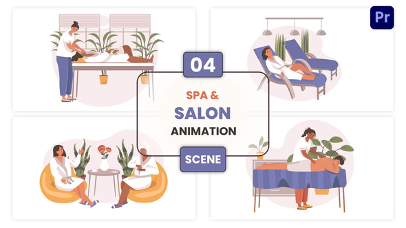 Photo of Spa Salon Animation Scene – Videohive 57130537