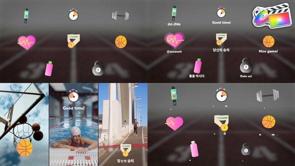 Photo of Sport Icons And Titles for FCPX – Videohive 57237545