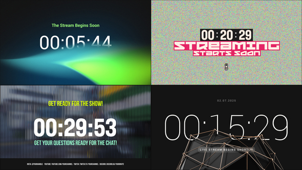 Photo of Stream Countdown – Videohive 57034102