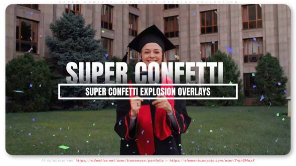 Photo of Super Confetti Explosion Overlay Collection – Videohive 57316522