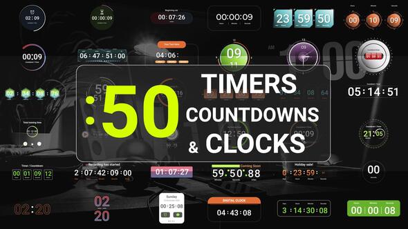 Photo of Timers And Clocks Pack – Videohive 57108787