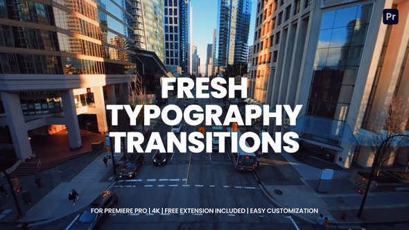 Photo of Typography Transitions Premiere Pro – Videohive 57027607