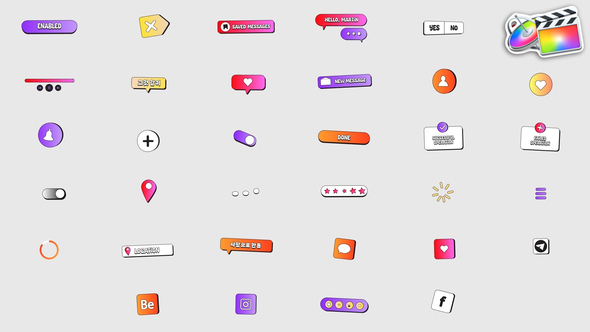 Photo of UI Elements for FCPX – Videohive 57218833