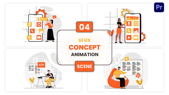 Photo of Ui Ux Development Concept Animation Scene – Videohive 57130638