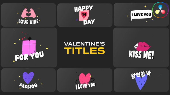 Photo of Valentines Titles | DaVinci Resolve – Videohive 57011028