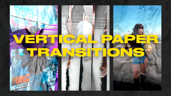 Photo of Vertical Paper Transitions – Videohive 57099956