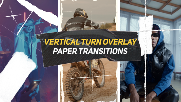 Photo of Vertical Rip Paper Transitions V2 | DR – Videohive 57201440