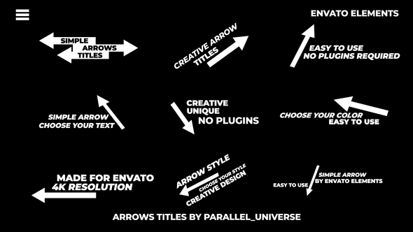 Photo of Arrows Titles | AE – Videohive 57841928