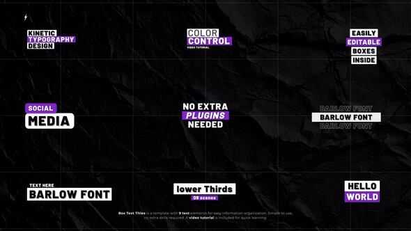 Photo of Box Text Titles | FCPX & Apple Motion – Videohive 57802556