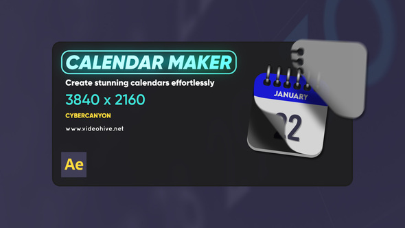 Photo of Calendar Maker – Videohive 57787749