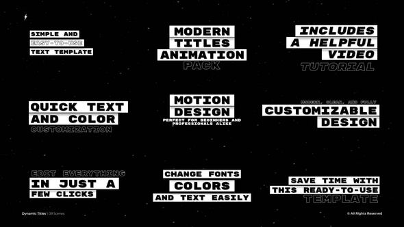 Photo of Dynamic Titles | FCPX & Apple Motion – Videohive 57827904