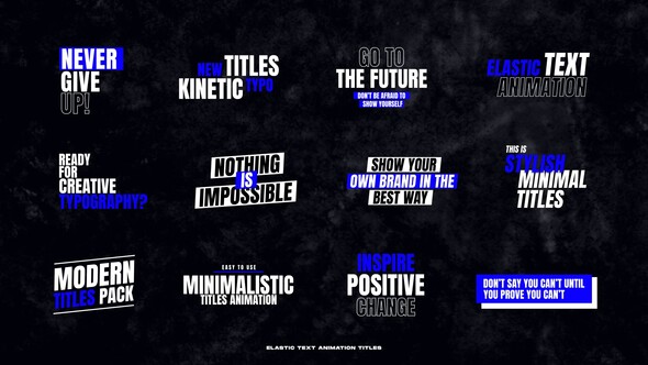 Photo of Elastic Text Animations / AE – Videohive 57817541