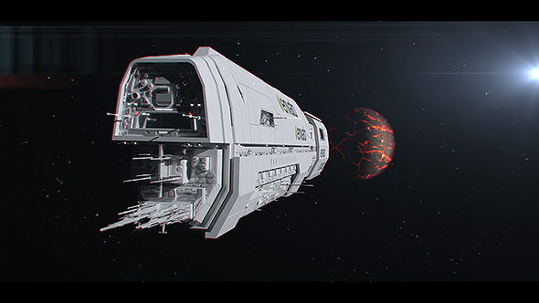 Photo of Futuristic Sci-Fi Spaceship – Videohive 20591289