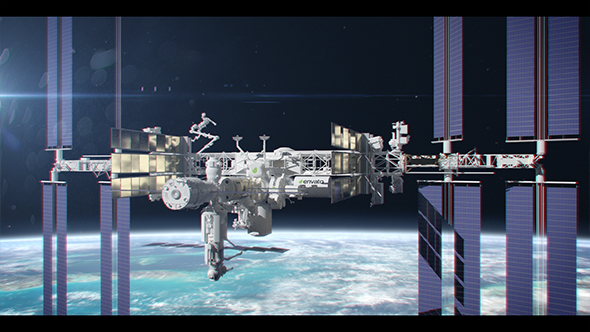 Photo of International Space Station Orbiting Earth Opener – Videohive 19997911