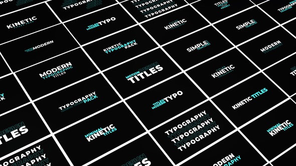 Photo of Kinetic Titles – Videohive 57828521