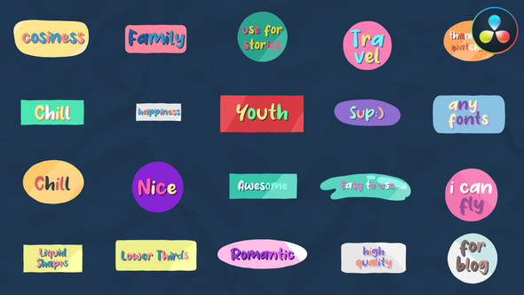 Photo of Liquid Shapes Lower Thirds for DaVinci Resolve – Videohive 57657094