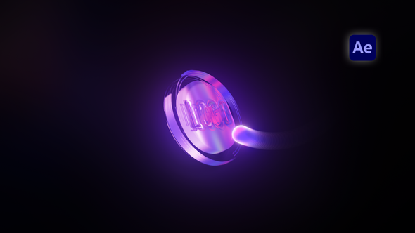 Photo of Neon Iridescent Logo – Videohive 57843945
