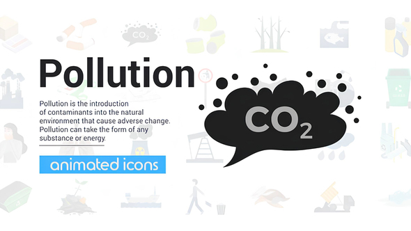 Photo of Pollution Icons – Videohive 57828398