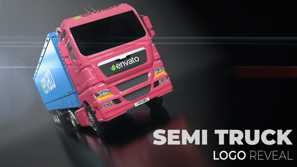 Photo of Semi Truck Logo Reveal – Videohive 21606759