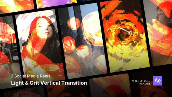Photo of Social Media Reels – Light & Grit Vertical Transition After Effects Template – Videohive 57827087