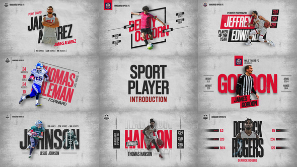 Photo of Sport Player Introduction – Videohive 57853138