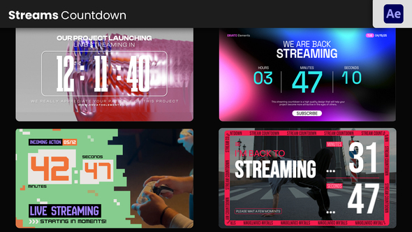 Photo of Stream Countdown – Videohive 57813525