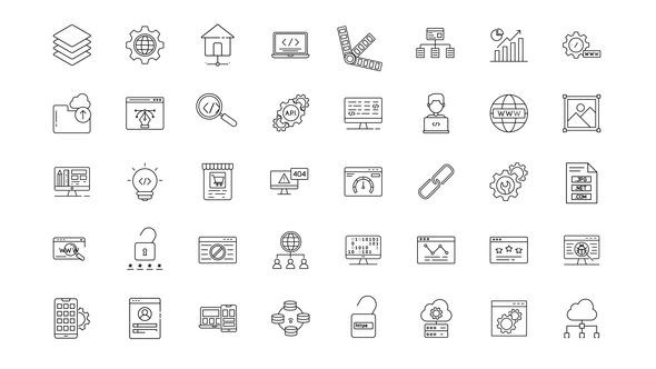 Photo of Web Development Line Icons – Videohive 57854757