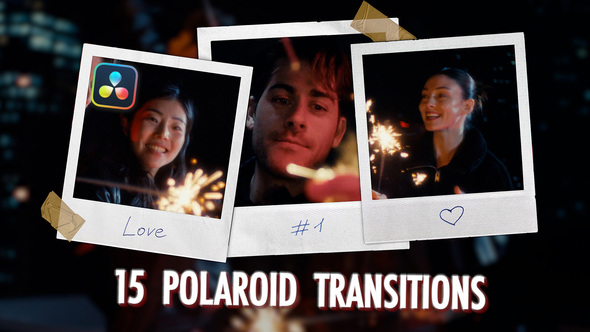 Photo of 15 Polaroid Transitions for DaVinci Resolve – Videohive 57942237