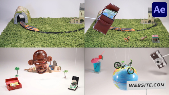 Photo of 3D Adventures Trip Scene for After Effects – Videohive 58094274