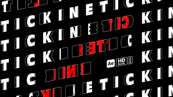 Photo of 3D Kinetic Titles – Videohive 58341509