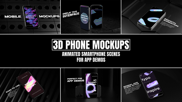 Photo of 3D Phone Mockups Animated Smartphone Scenes for App Demos – Videohive 58017008