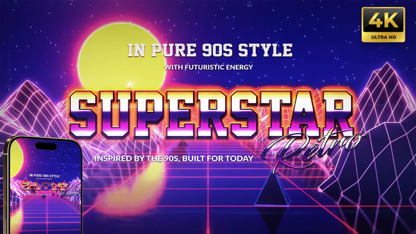 Photo of 90s Retro Neon Logo Futuristic Vertical And Horizontal Logo Reveal – Videohive 58020190