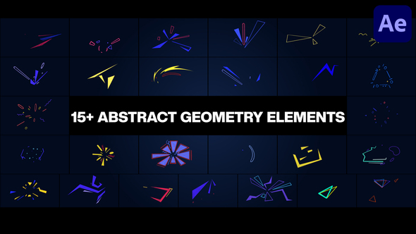 Photo of Abstract Geometry Elements for After Effects – Videohive 50838491