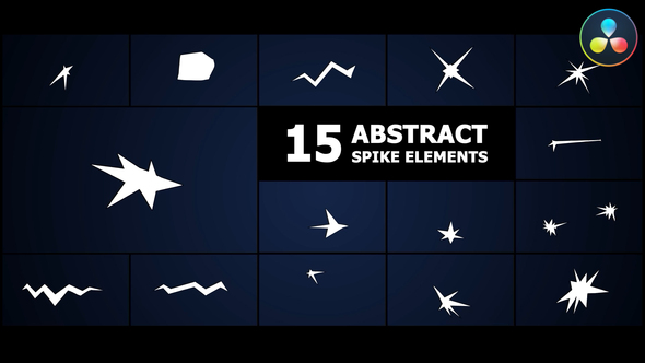 Photo of Abstract Spike Elements | DaVinci Resolve – Videohive 57892881