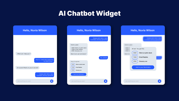 Photo of AI Chatbot Widget – Videohive 58186069