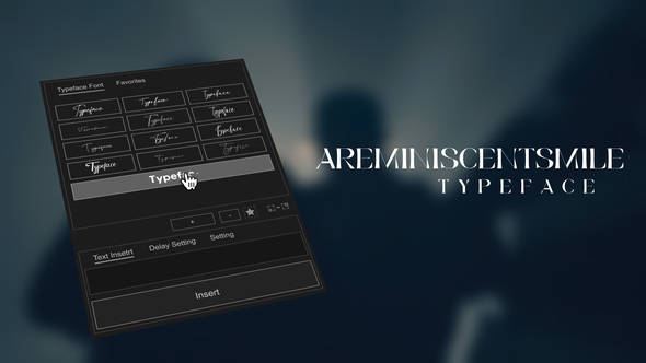 Photo of Animated Typeface – Areminiscentsmile – Videohive 57968384