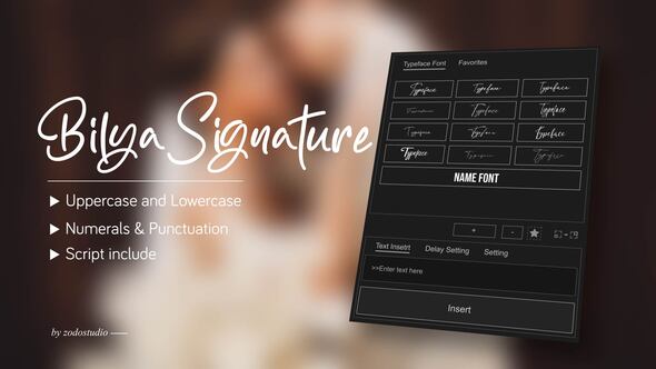 Photo of Animated Typeface – Bilya Signature – Videohive 58204851