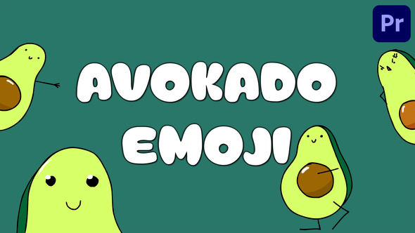Photo of Avokado Emoji Stickers for Premiere Pro – Videohive 57911662