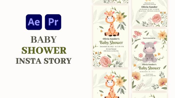 Photo of Baby Shower Instagram Story – Videohive 58161631