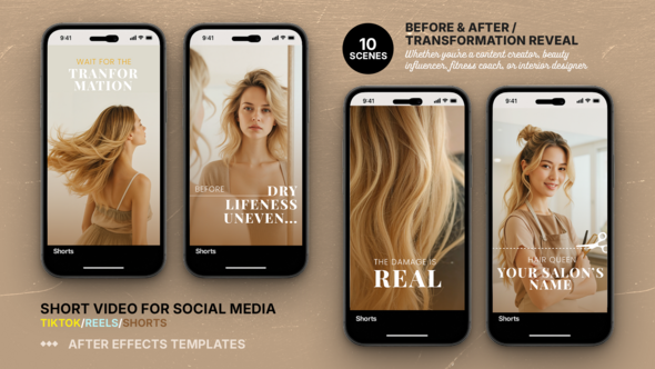 Photo of Before & After – Transformation Reveal Short Video Template – Videohive 58026074