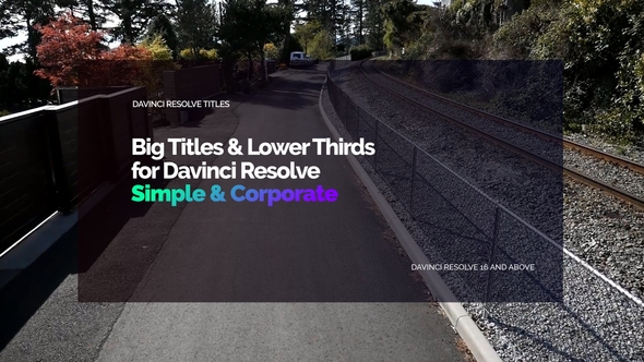 Photo of Big Titles & Lower Thirds I Davinci Resolve – Videohive 57933476