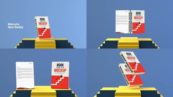 Photo of Book Mockup MOGRT – Videohive 58222135