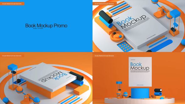 Photo of Book Mockup – Videohive 58228351