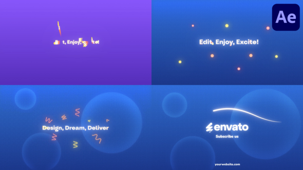 Photo of Bright Liquid Bubbles Logo Reveal for After Effects – Videohive 58094293