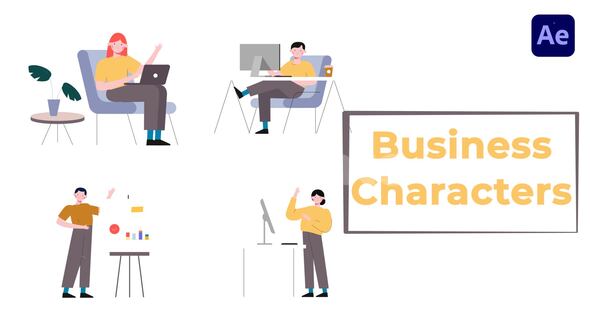 Photo of Business Characters Animation Scene – Videohive 57629058